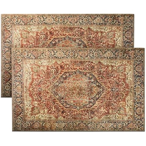 Hafaa Machine Washable Non Slip Doormats Cover