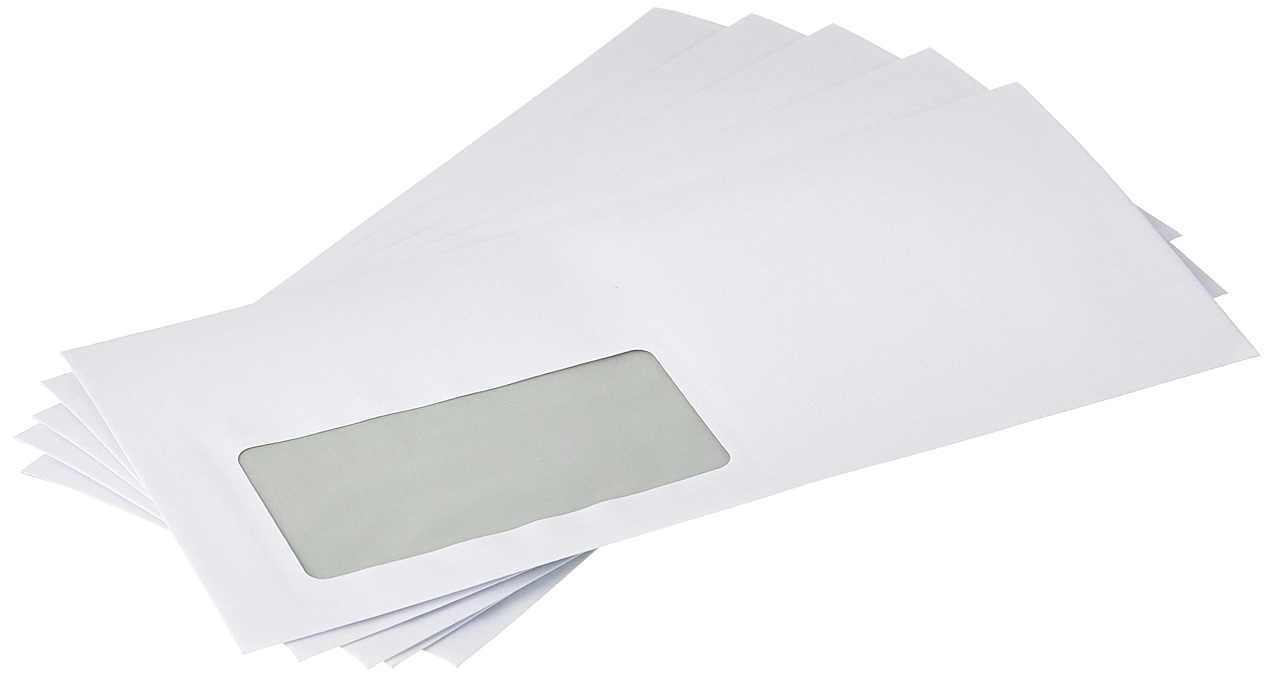 Blake Purely Everyday 12772 Briefumschläge Selbstklebend Weiß DL 110 x 220 mm - 75 g/m² | 1000 Stück –110 x 220 mm 75 g/m² selbstklebende Umschläge linkes Fenster (22774) –500 Stück