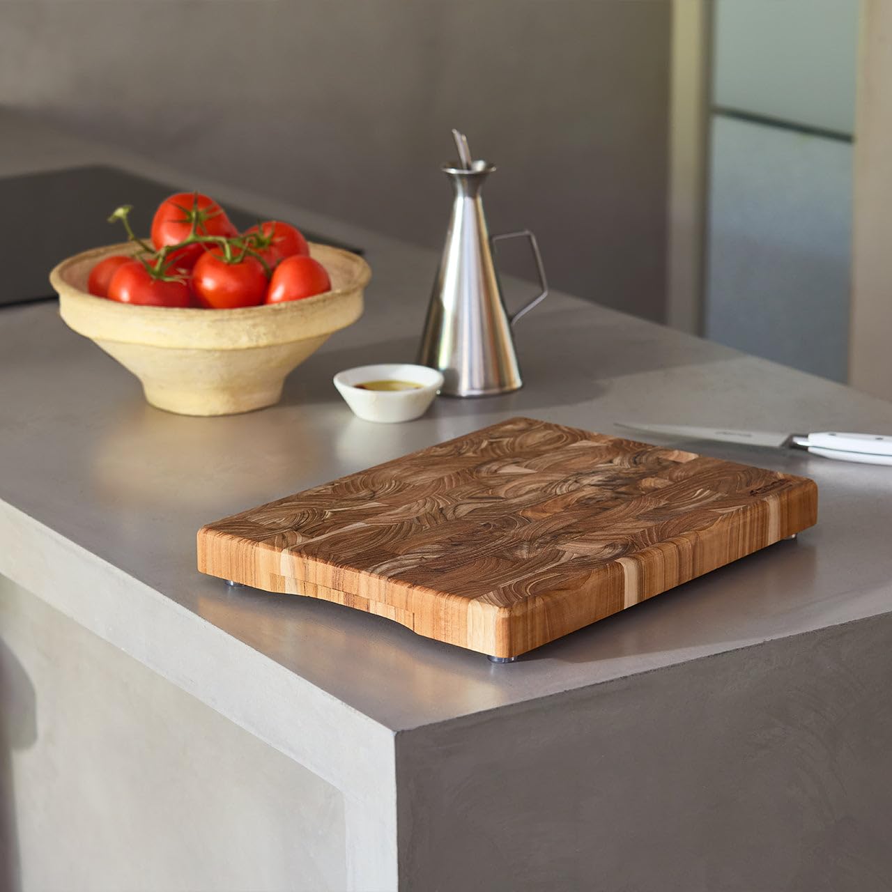 Arcos Tabla de Corte Arcos de Teca, Elegancia y Durabilidad Artesanal