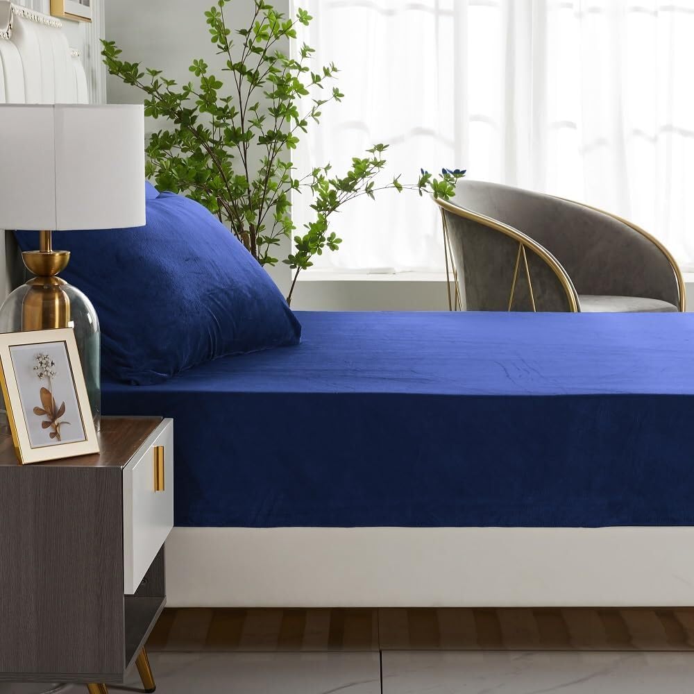 Luowei Lenzuolo Con Angoli In Raso: 140x200 Cm, Grigio Chiaro, Microfibra Satinata Per Materassi Fino A 30 Cm - 5