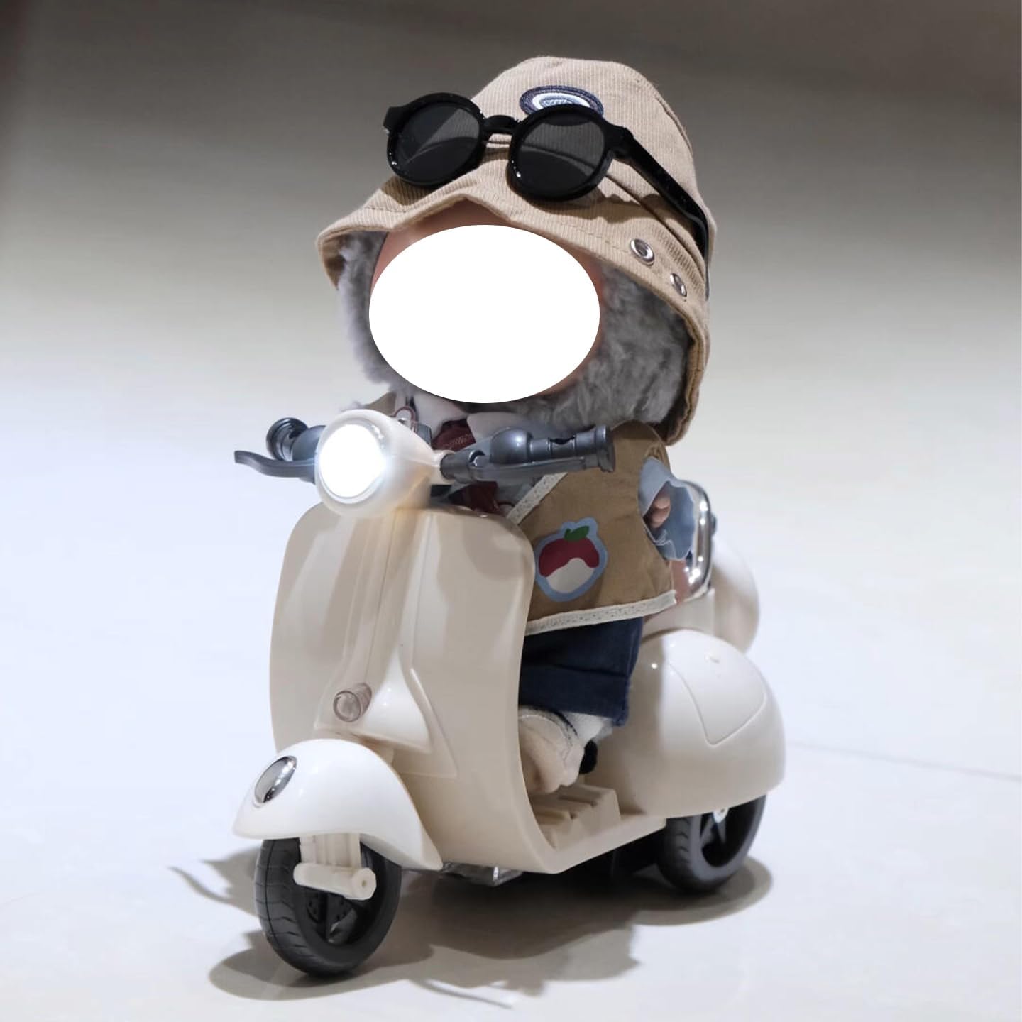 Scooter for 17cm Dolls Accessories Hamster Pet Electric Toy (Brown) image 3 of 7 B0F7XDYCZ9