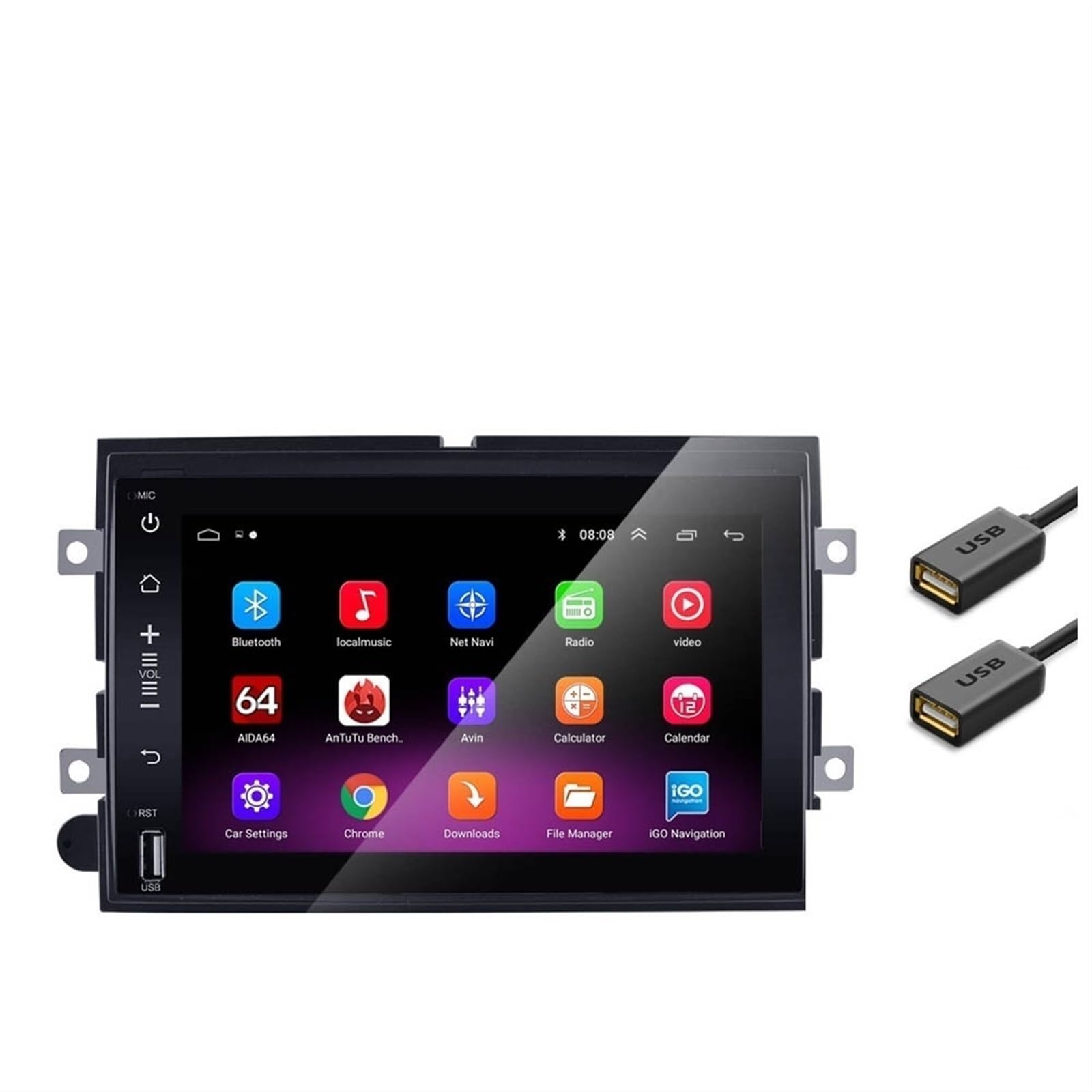 2 Din samochodowy odtwarzacz multimedialny dla Android Radio