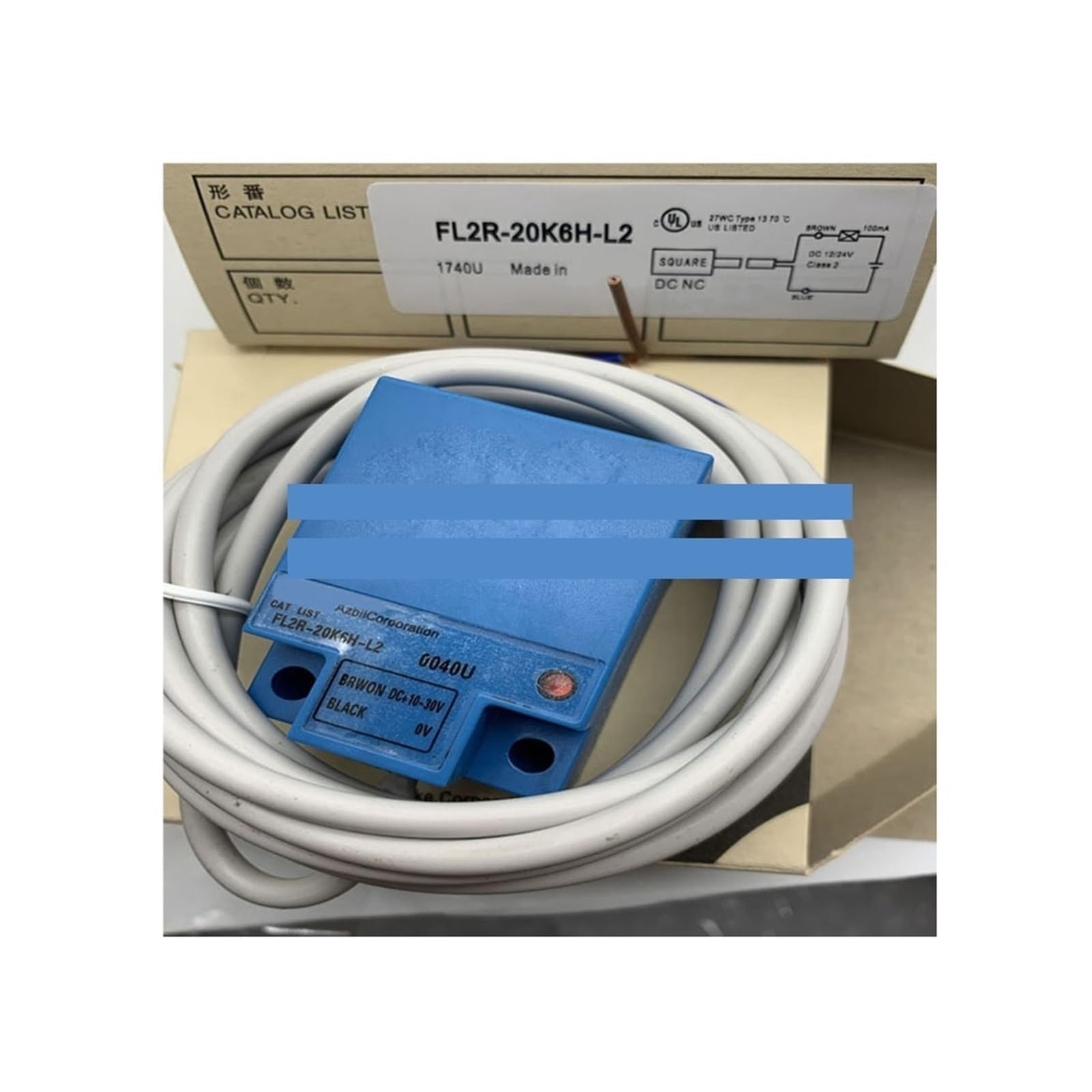 Capteur FL2R-20K6H-L5 pour sécuriser le positionnement des machines et convoyeurs