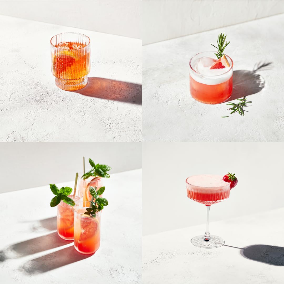 NONA Spritz 700ml | Apéritif sans alcool à la sanguine & racine de gentiane | Inspiré du Spritz italien | 0% vol | Idéal pour cocktails sans alcool au goût fruité & amer
