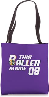 This Baller Is Now 9 Years Old Basketball Salt Lake City Tote Bag