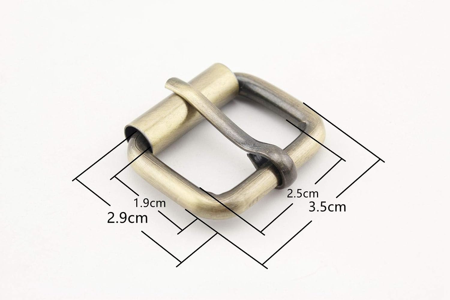 Iron roller pin Belt strap Buckle ring Loops Clasp for bag purse Leather Belts Crafts Accessories 1 Inch / 25mm Anti bronze E4