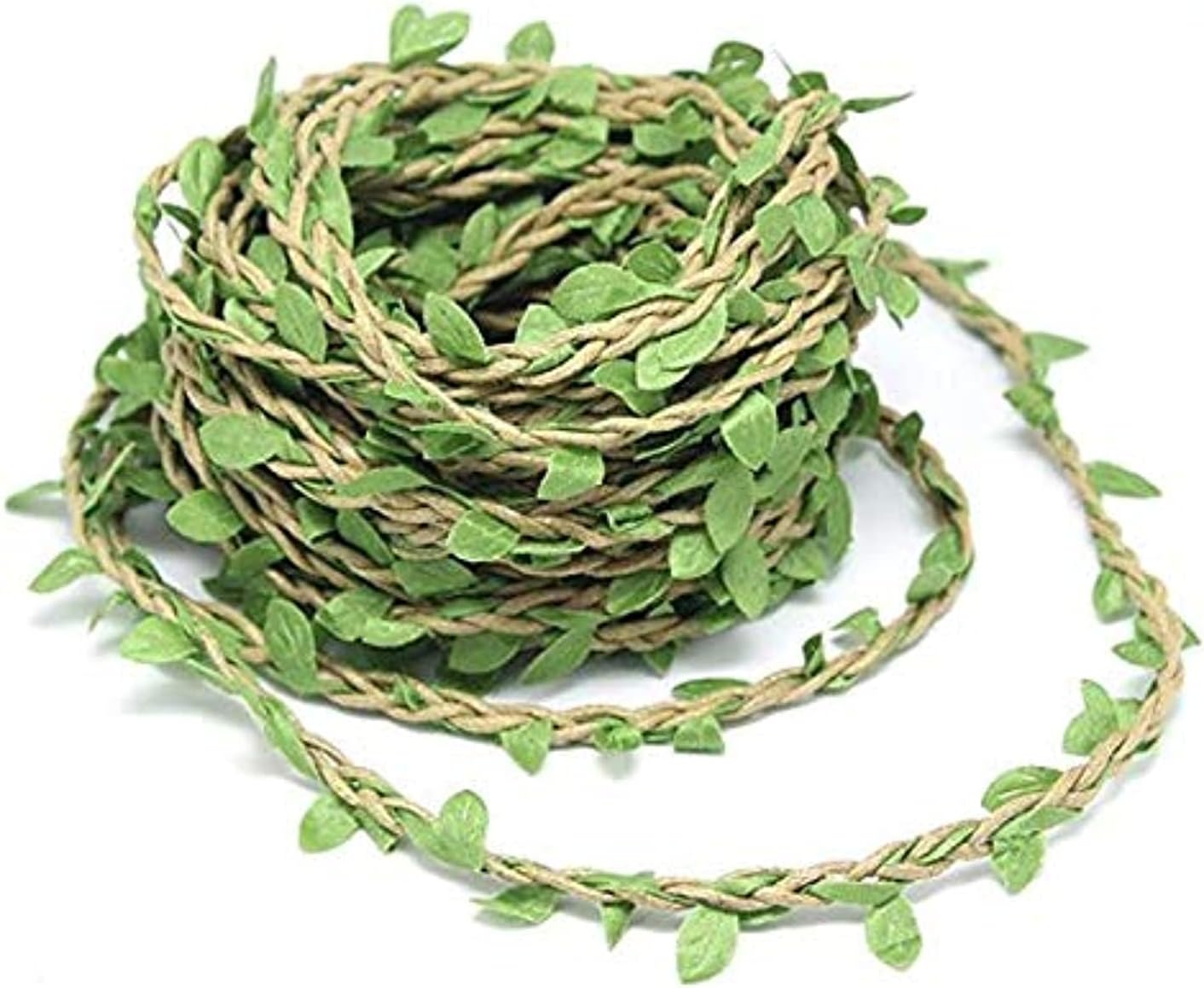 10m Silk Greenery Garland Faux Foliage Fake Leaves Hanging Vines Garland Artificial Plants for DIY Wreath Wedding Craft Home Decor