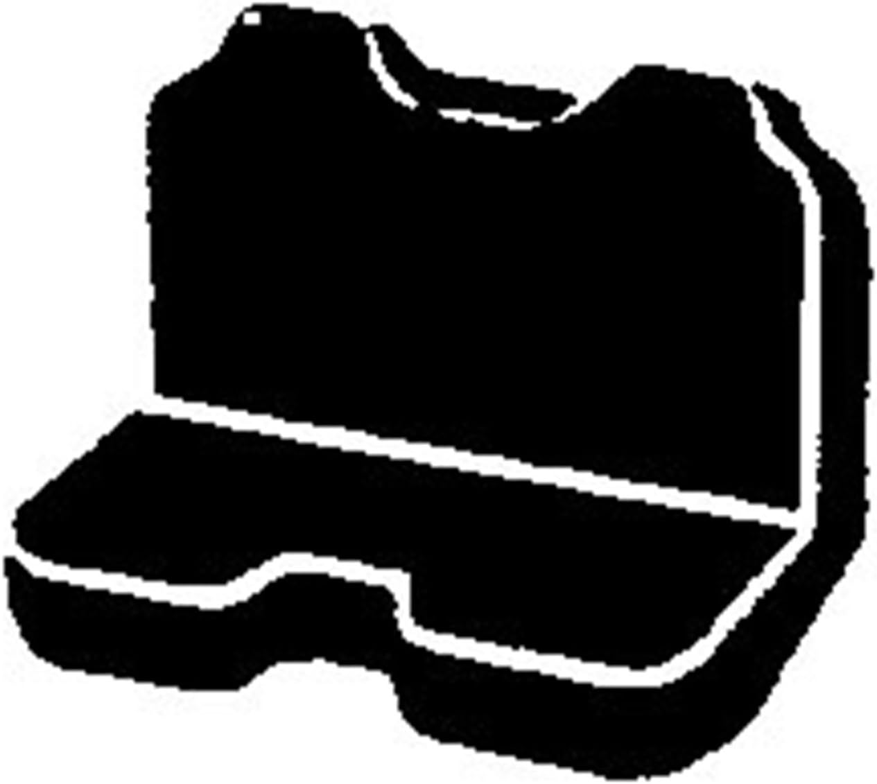 FIA TR48-6 BLACK Custom Fit Front Seat Cover Bench Seat - Saddle Blanket, (Black)