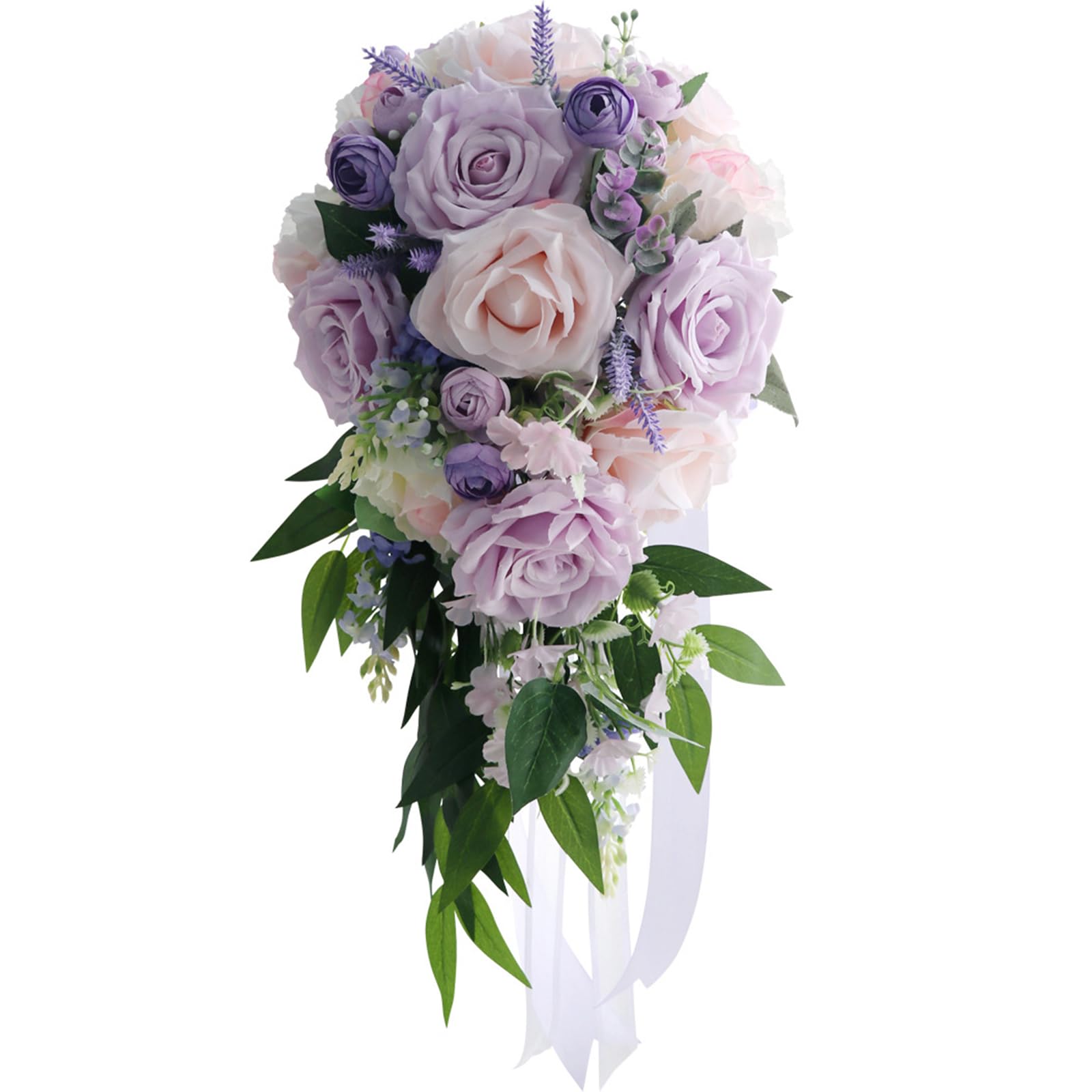HJRegaFimu Artificial Rose Bridal Bouquets For Wedding Romantic Boho Bride Bouquet French Rustic