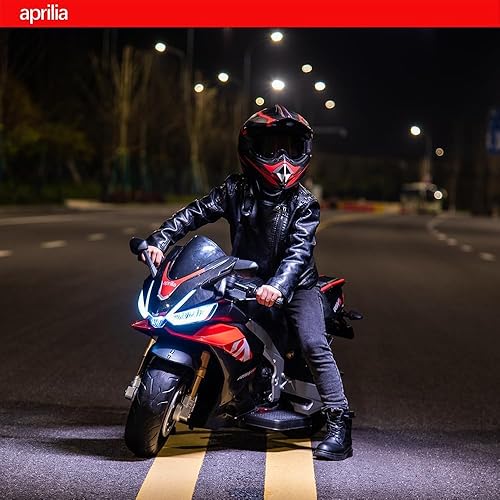 Miniatura 11 de Motocicleta eléctrica de 12 V para niños, motocicleta eléctrica para niños, motocicleta a batería para 3 años de edad, color negro