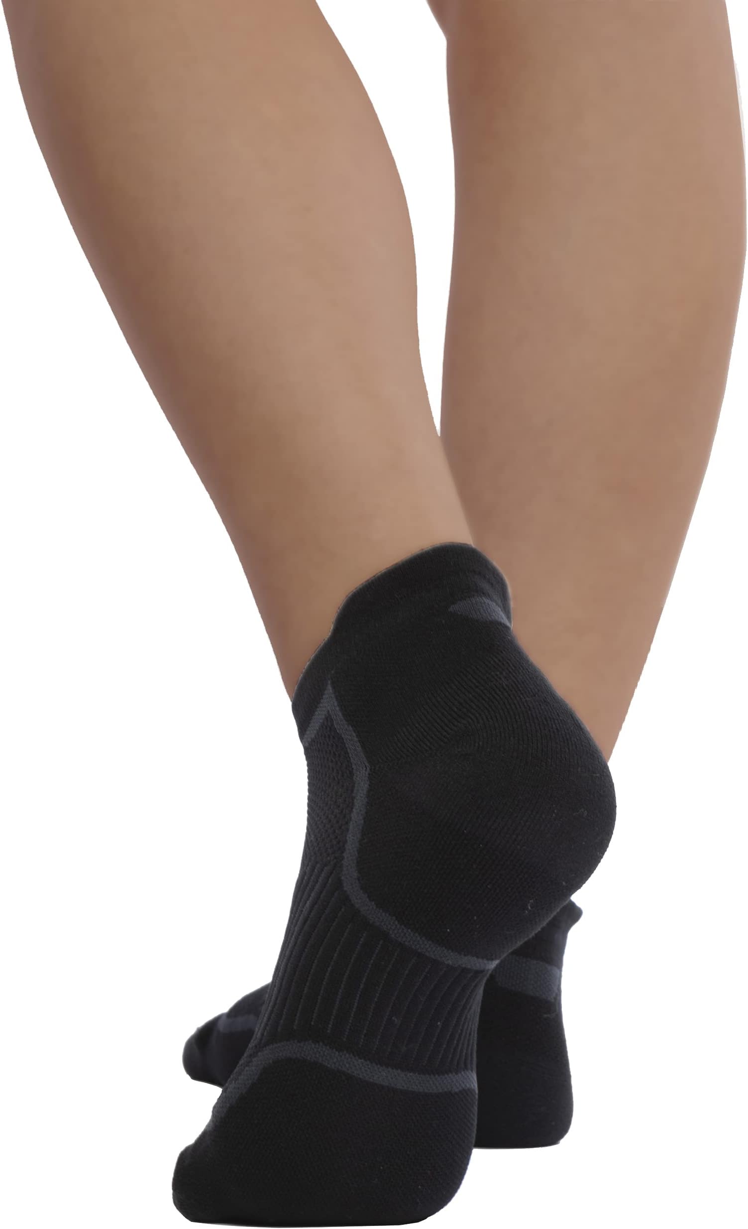 Copper Fit unisex adult Ankle Length Compression Socks, Black, Large-X-Large US (pack of 1 - 1 pair)