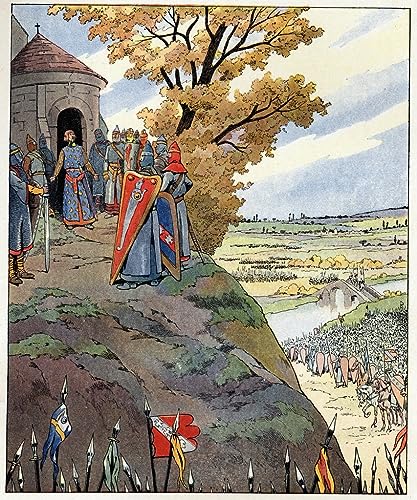Affiche Philippe Auguste déco chambre esprit vintage médiéval