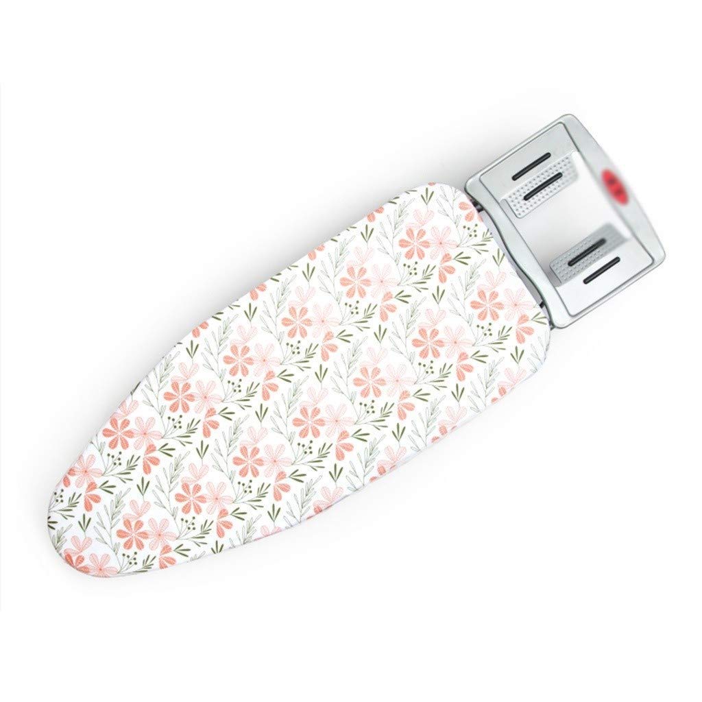 Genérico Tabla de Planchar de Escritorio, Herramienta de Limpieza, tamaño pequeño, Plegable, para Hotel, casa de Familia, Altura de Trabajo: 11 cm (Color: B, tamaño: 104,5 x 33 x 11 cm)
