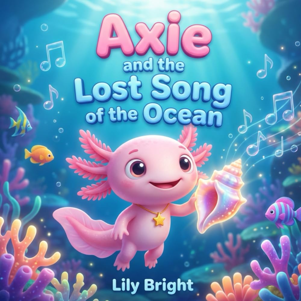 Axie and the Lost Song of the Ocean: A Heartwarming Tale about Helping Friends find their Voice (Axie the Axolotl Series Book 2)