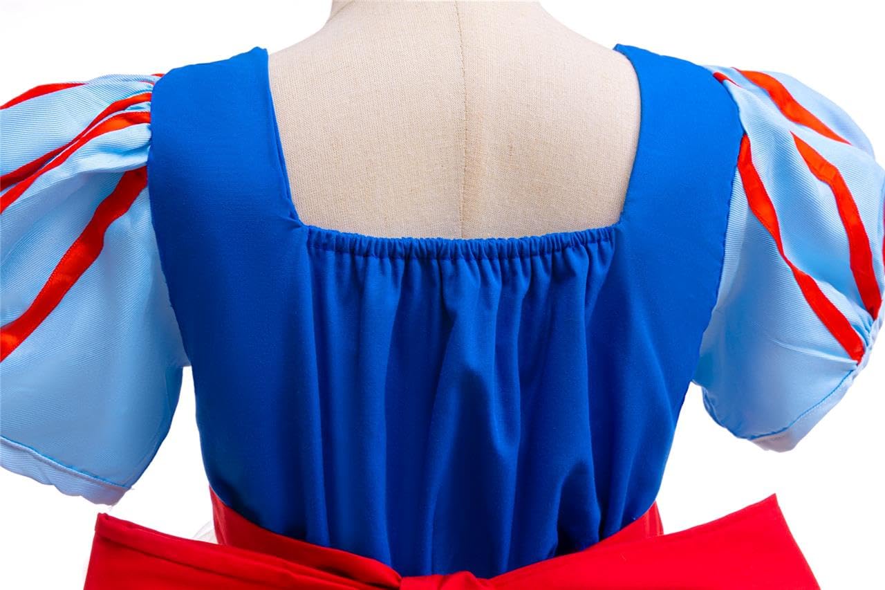 Lito Angels Deguisement Robe en Tulle Princesse Pomme avec Bandeau Enfant Fille, Taille 18 mois-7 ans