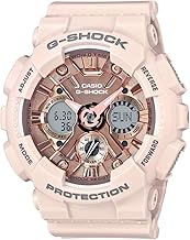 Casio G-Shock GMA-S120MF-4ADR Analog-Digital Rose Gold Dial Women Watch Rose Gold Resin Strap (G732)