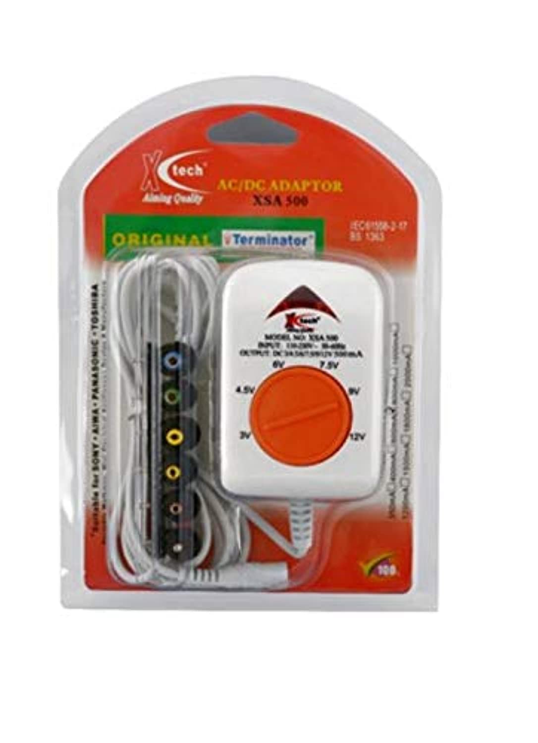 Ac To Dc 3V 4.5V 6V 9V 12V Power Switching Adapter With 500Ma Output - ice