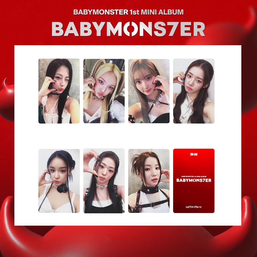 Amazon | KPOP BABYMONSTER BABYMONS7ER フォトカード ポストカード + 
