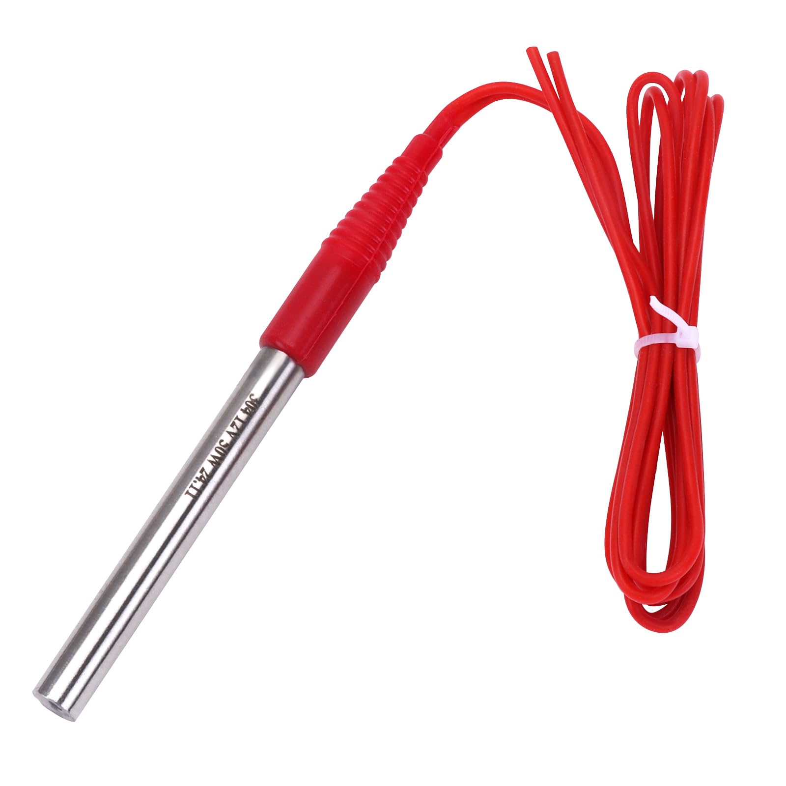 DERNORD DC 12V Tauchpatronenheizer 50W Rohrheizer mit 1M Wasserdichtes Kabelheizelement