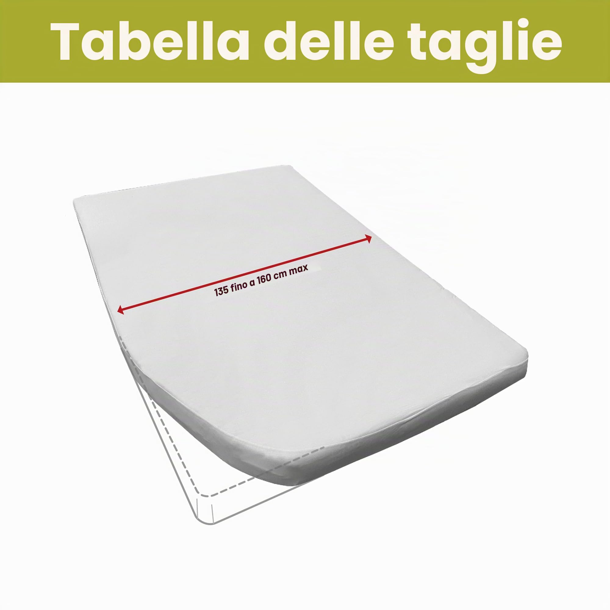 Lenzuola per Camper - Lenzuola Letto Francese - Coprimaterasso Camper - Materassi per Camper - Accessori per Camper - Oeko-TEX - 100% Cotone - Sinistra - Bianca