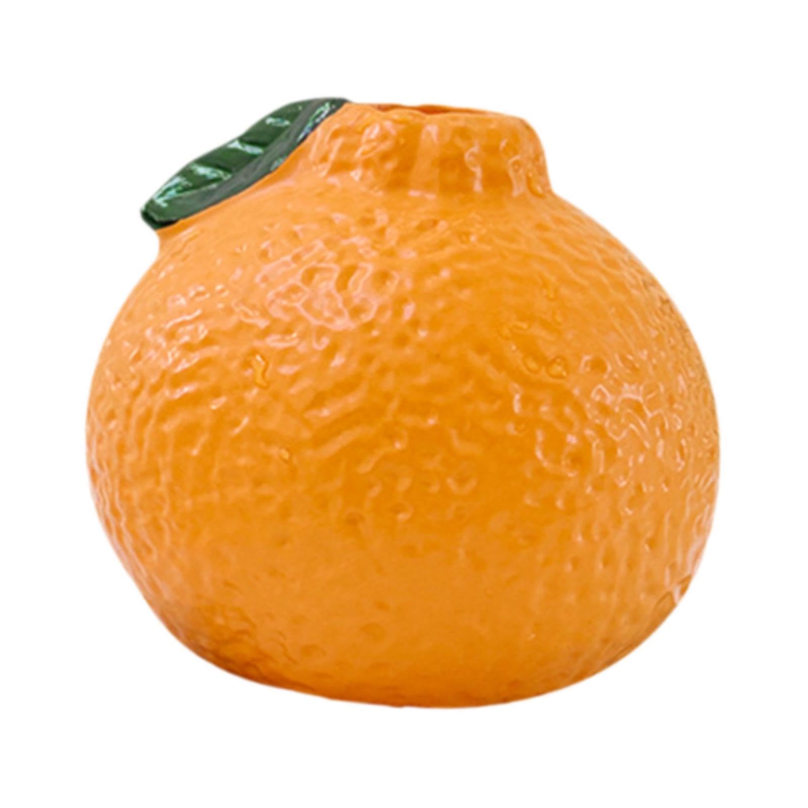 CALANDIS® Orange Shaped Flower Vase Minimalist Table Centerpieces Desk Hydroponic Vase | Vases | Home Dacor-image-12