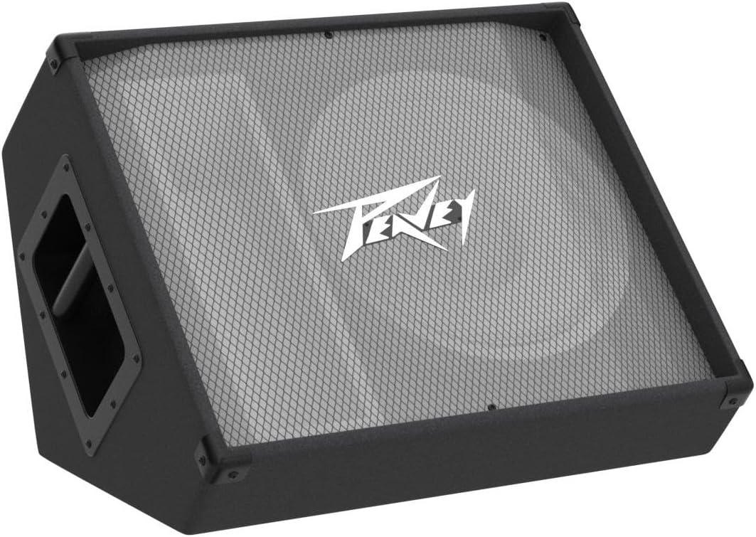 Peavey PV 12M 2-Way Floor Monitor, angled view