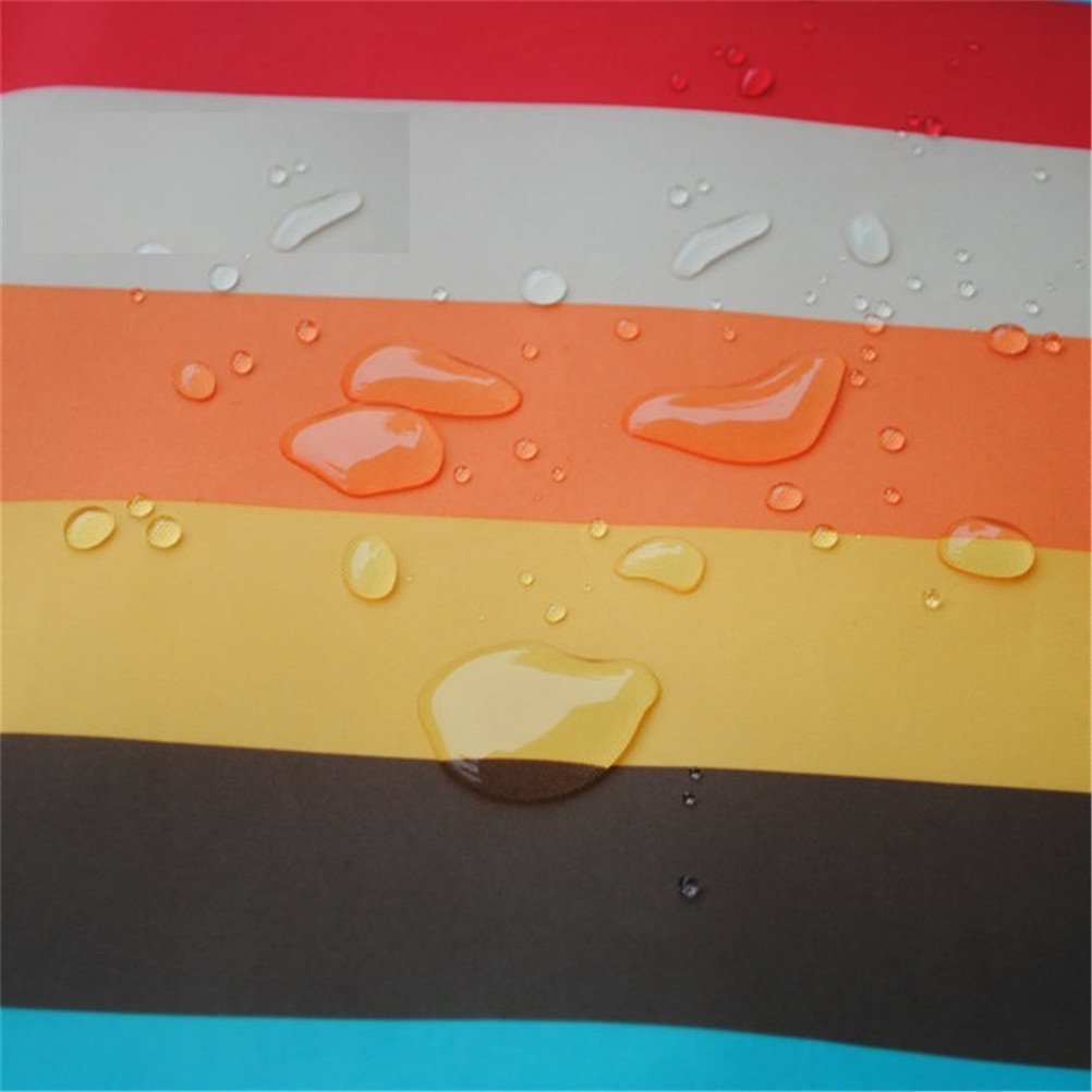 Twoworld Baby High Chair Seat Cushion Liner Mat Pad Cover Rainbow Striped Water Resistant and High Chair Straps (5 Point Harness) 1 Suit image 4 of 8 B07G77N53V