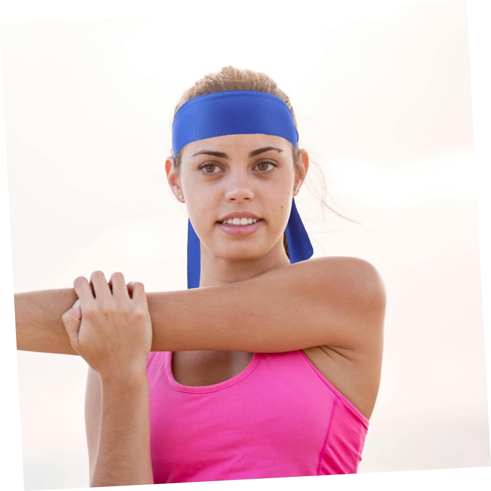 24 Stück-Pack Sport Stirnbänder aus Polyester rutschfest und Schweißabsorbierend Atmungsaktiv für Damen und Herren Beim Training und Draußen