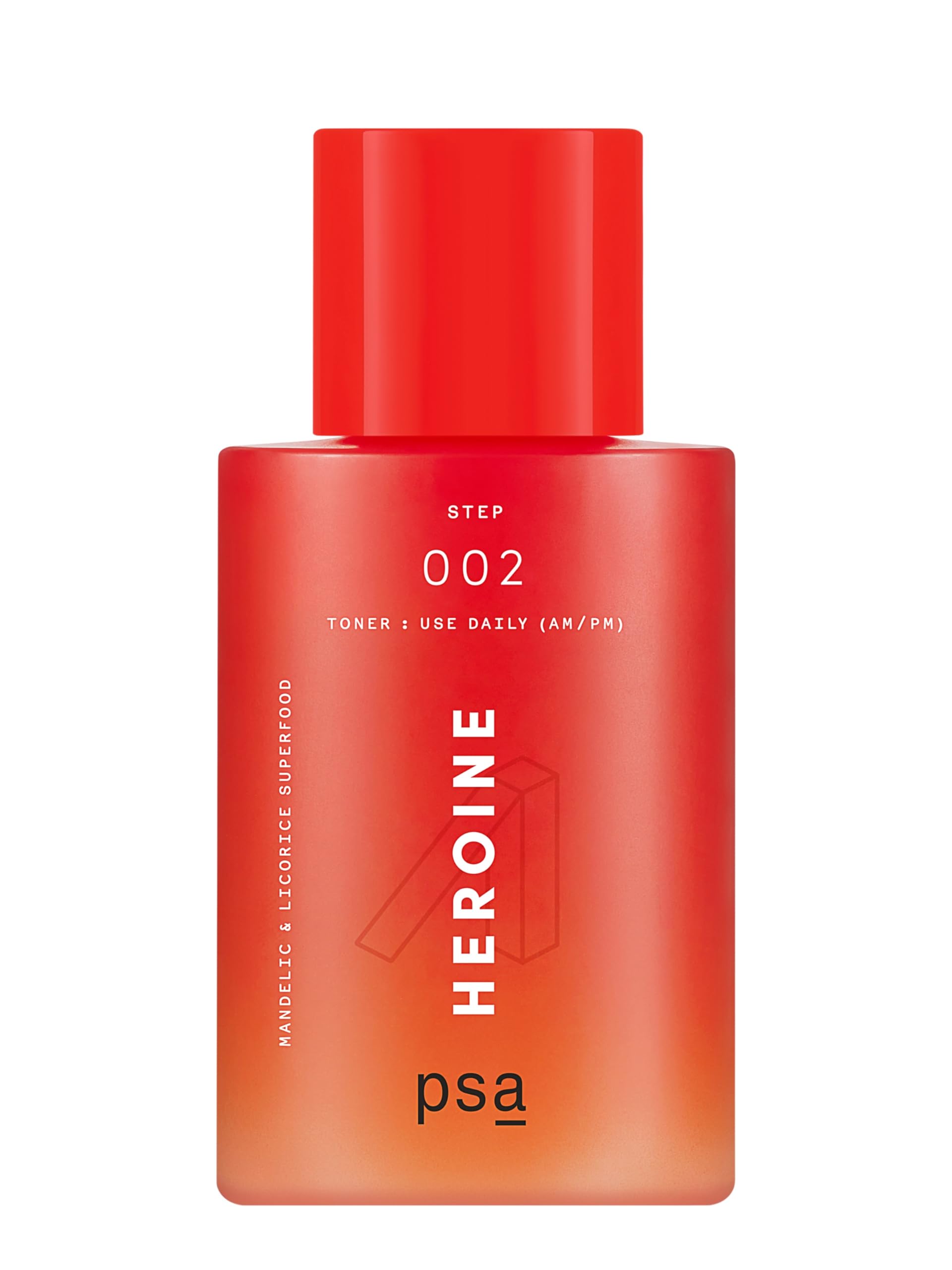 PSA - Heroine Mandelic & Licorice Superfood Toner | Mandelic & Lactic Acid, Licorice Root, Kombucha, Pomegranate Extract | Suitable for All Skin Types