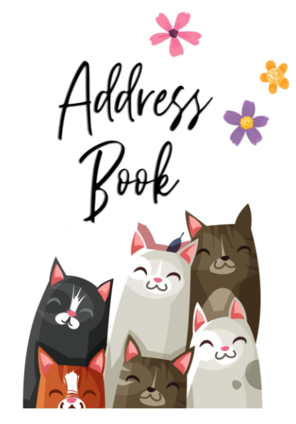 Address Book: A5 Address Book With Alphabetical Tabs : Makes It Easy To Keep Track Phone Numbers, Addresses, Email Include Notes Section : 126 Pages (6)