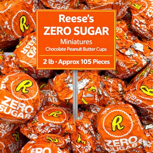 Zero Sugar Miniatures Chocolate Peanut Butter Cups - 2 lb