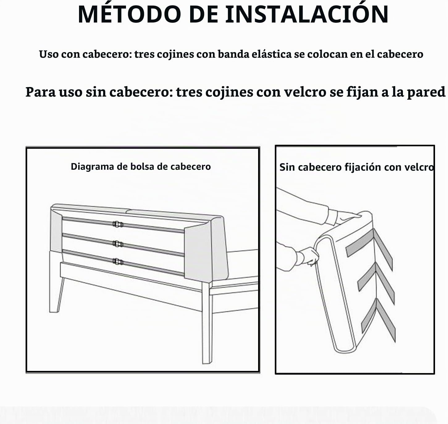 Cabecero Cama Deluxe - Cojín de cabecera Delgado Cabezal Tapizado Acolchado de Tela Antimanchas - Cabecero Premium Dormitorio(Beige,180 * 60 * 10cm(Straps))