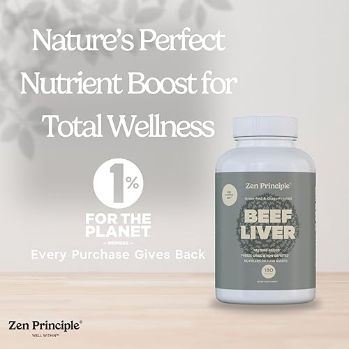 Miniatura 6 de Hígado de res desecado ultrapuro, alimentado con pasto, vacas criadas en pastos. Sin hormonas ni OMG. Energía natural y refuerzo de entrenamiento a