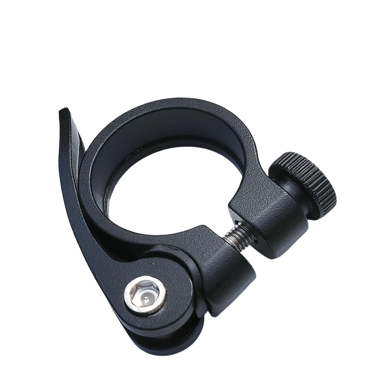 Tsophreniq Aluminum Alloy Seat Tube Clamp Replacement Bicycles Seatpost Clamps Quickly Release Seatpost Collar Clamp Rings Enduring Road Bike Tube Clip Bike Saddle Clamps