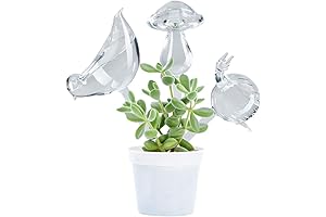 3-Pack Glass Bird Plant Watering Globes