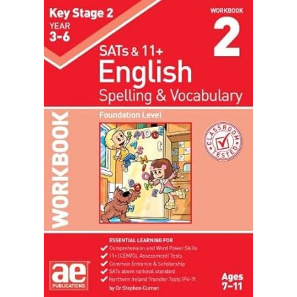 KS2 Spelling & Vocabulary Workbook 2: Foundation Level