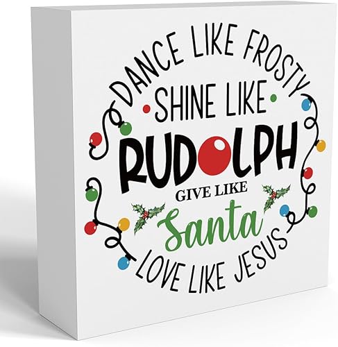 Miniatura 15 de Decoraciones de Navidad, gnomos de Navidad para interiores, letrero de árbol de Navidad con purpurina roja, regalo para mujeres amigas, letrero de