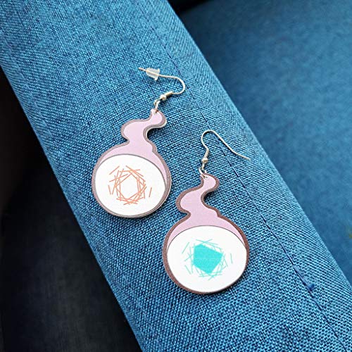 HELYZQ Brincos pendentes Hanako-kun de anime criativo de acrílico