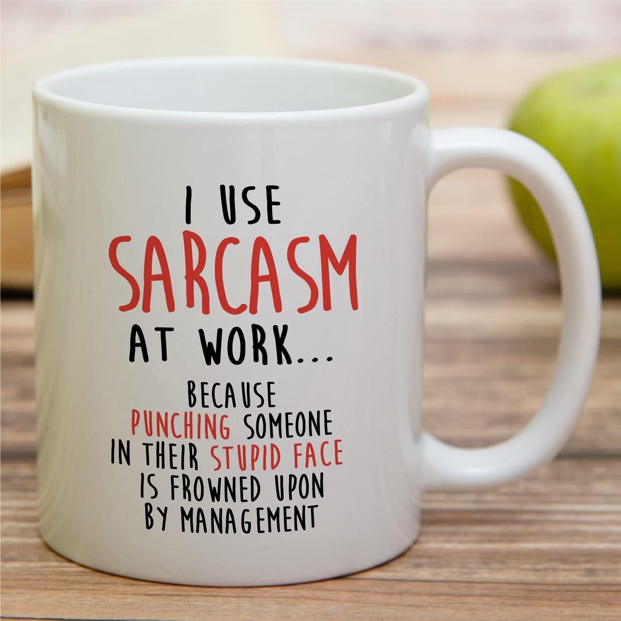 Retreez Funny Mug - I Use Sarcasm at Work 11 Oz Ceramic Coffee Mugs - Funny, Sarcasm, Sarcastic, Humor, Inspirational, Motivational birthday gifts for friends, colleagues, coworkers him her men women - Image 3
