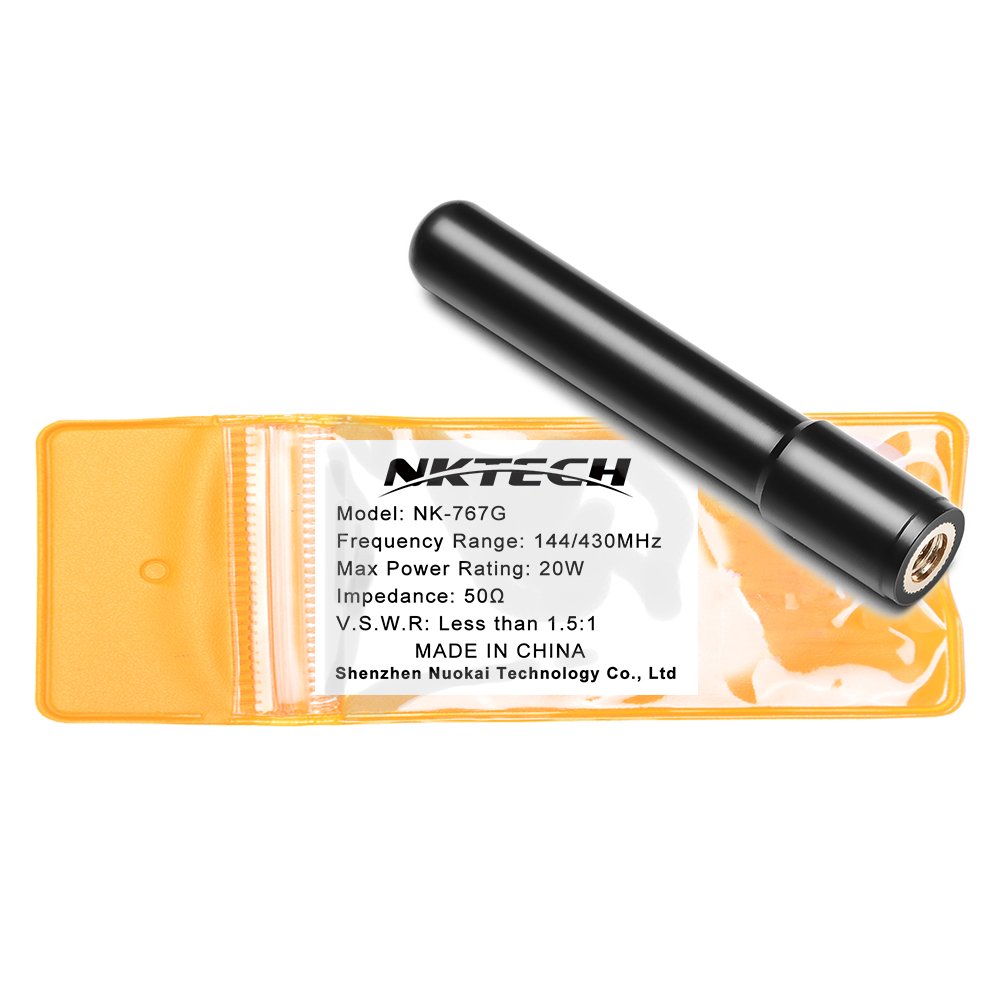 Antenna Dual Band Nktech Ad Alto Guadagno SMA-Maschio Per Radio Portable - Foto 5