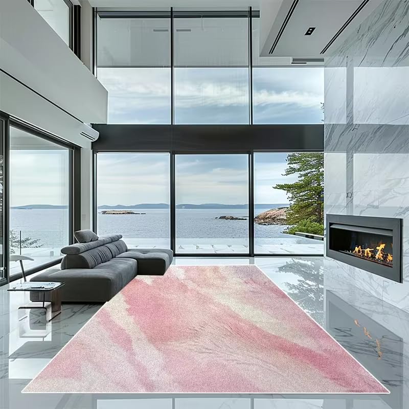 Tapis de salon de luxe grande surface 180x240 décoration claire