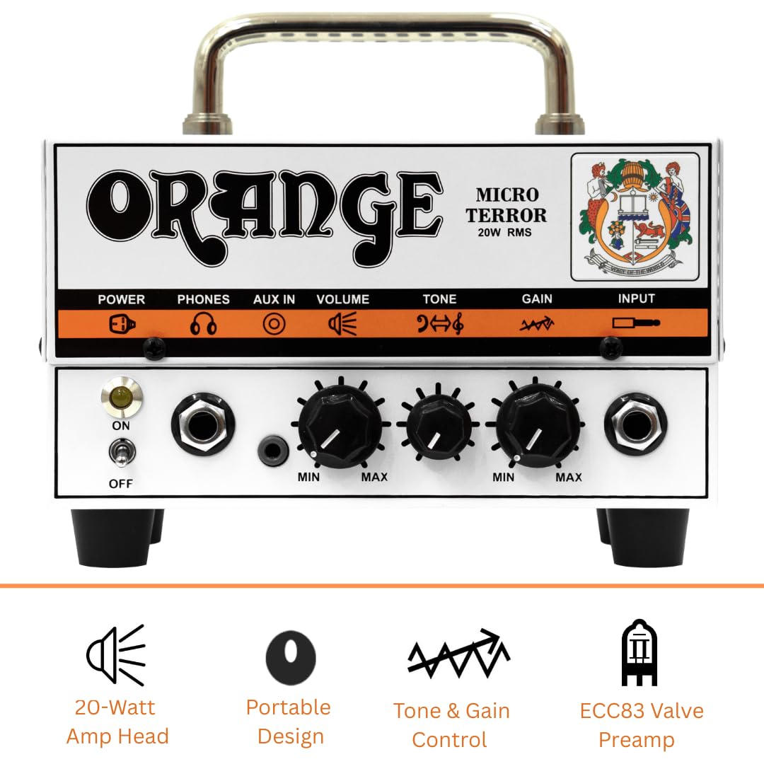 Orange Micro Terror Testata per chitarra con preamplificatore valvolare da 20W