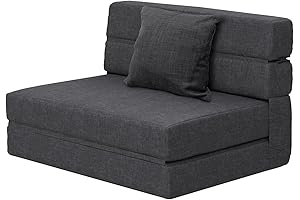 ANONER Foldable 2-in-1 Nordic Sofa Bed Couch for Small Space