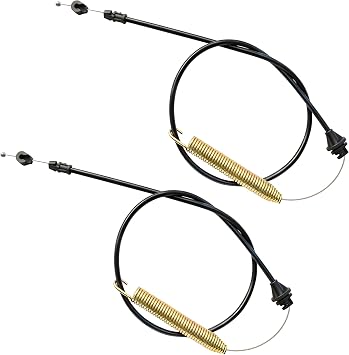 175067 169676 21547184 Clutch Cable,Deck Engagement Cable AYP - Fits Craftsman Poulan Husqvarna Models with 42" Mower DecksCable Length 45", Conduit Length 32" 2 pcs