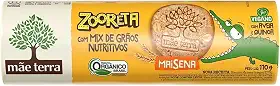 Mãe Terra Biscoito Maizena Integral 7 Grãos Orgânico Zooreta Pacote Tamanho: 110 G (Pacote De 1)