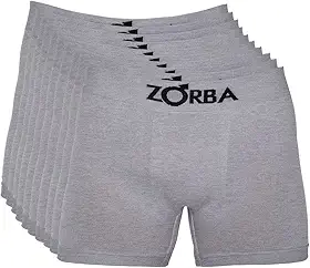 Kit com 10 Cuecas Zorba Boxer Algodão Sem Costura 781 Sortido