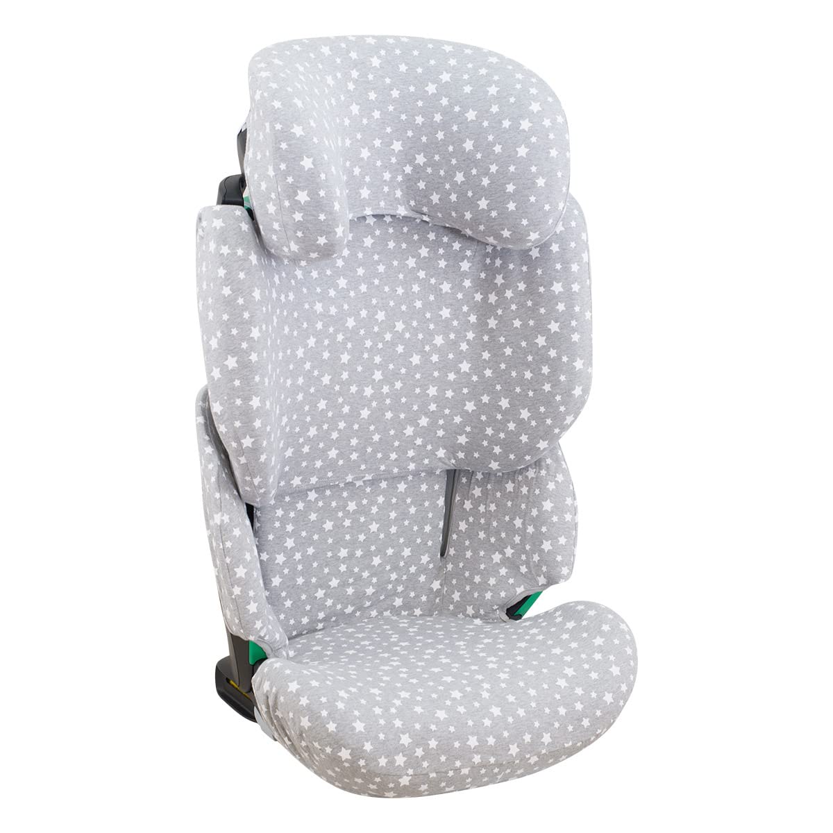 JYOKO KIDS Housse pour siège auto bébé en coton compatible avec Maxi Cosi Kore I-Size (White Star)