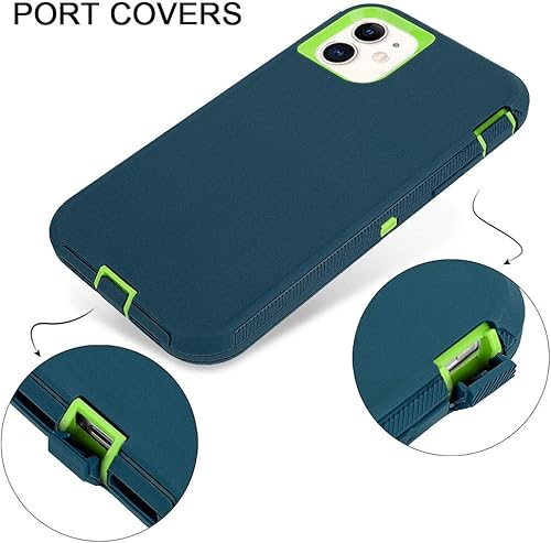 Miniatura 5 de MAXCURY Funda protectora para iPhone 11, resistente con absorción de golpes, sin protector de pantalla, parachoques de policarbonato duro + cubierta