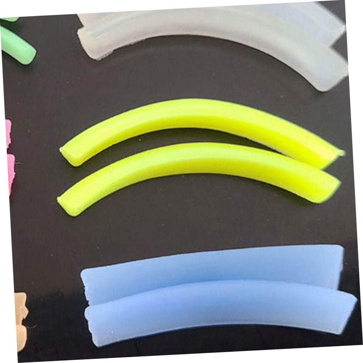 minkissy 48paia Titolo Per Prodotto Pad Silicone Per Perming Ciglia Strumenti Ausiliari Per Sollevamento Ciglia Adatti Per Uso Professionale e Domestico