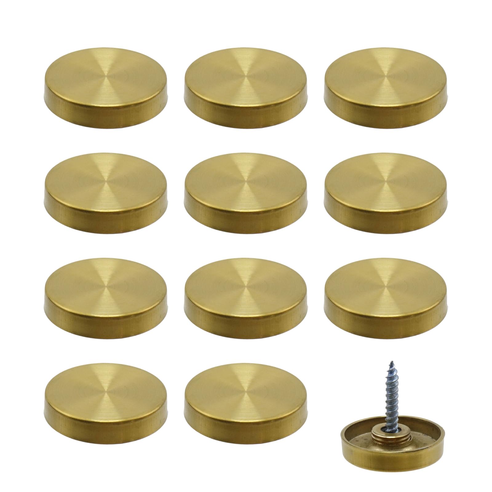 Gold Mirror Screws - Conceal Exposed Hardware -1